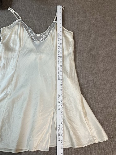 Vintage Victoria's Secret Dessous Peignoir Seide Negligee Braut L Pailletten sexy - Bild 22 von 24