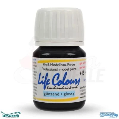 ELITA MODELLE Elita Farben Life Colours Standardfarben Schwarz 15ml glänzend