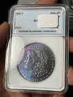 1884-O Morgan Dollar Uncirculated Toned Toning Questionable Color