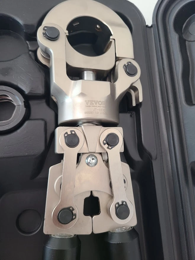 VEVOR JT-1632 COOPER PRESS TOOL TUBE FITTINGS HIGH-STRENGH STEEL CRIMPING KIT - Image 4 of 4