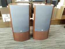 JBL S4800 15in Horn Loudspeaker Pair Walnut Finish Tested Working