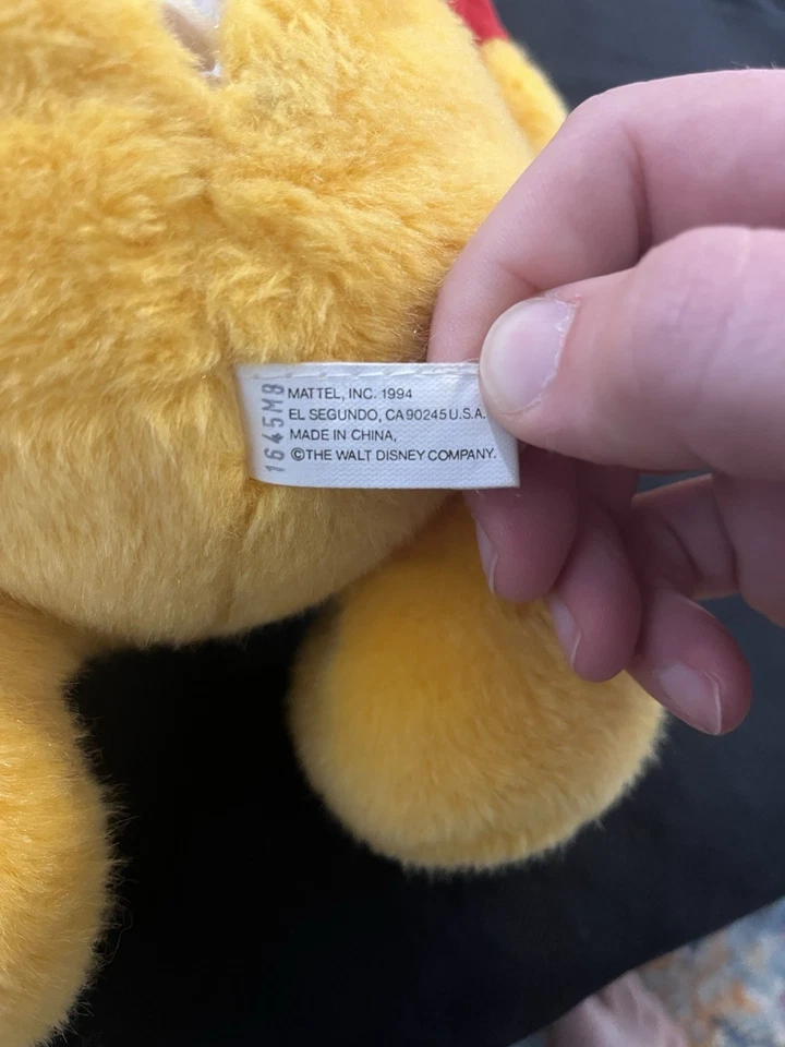 Disney Winnie the Pooh Mattel 1994 vintage 14" Talking Pooh ¡probado y funcionando! Foto 3 de 4