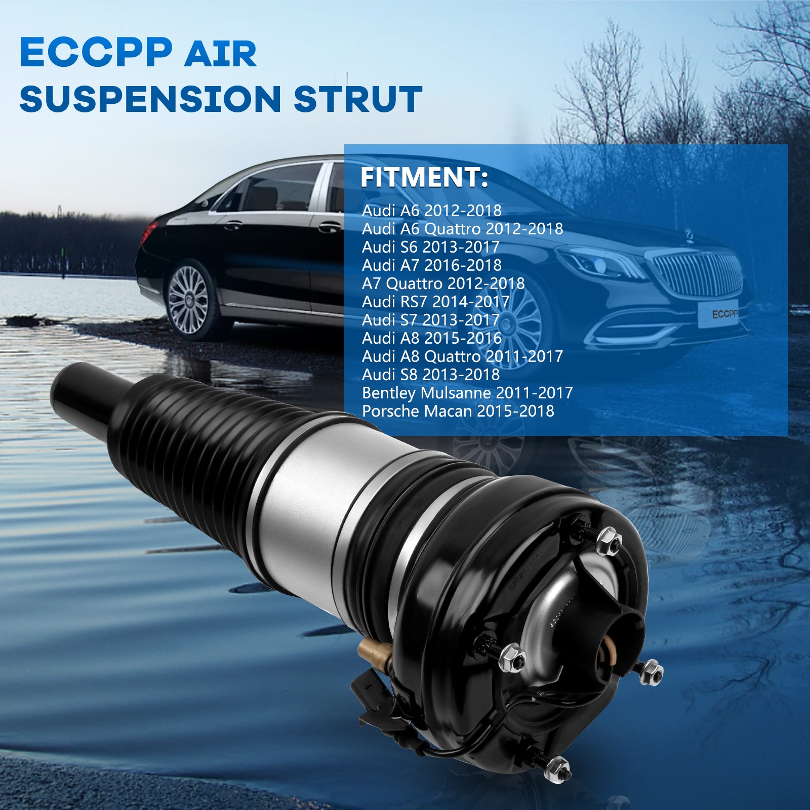Bentley Mulsanne FRONT+LEFT, RIGHT Air suspension strut