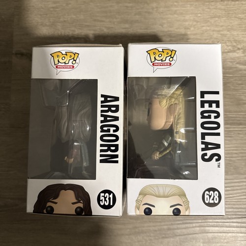 Funko Pop! Lord of the Rings Aragorn 531 And Legolas 628 Vaulted LOTR - Picture 4 of 6