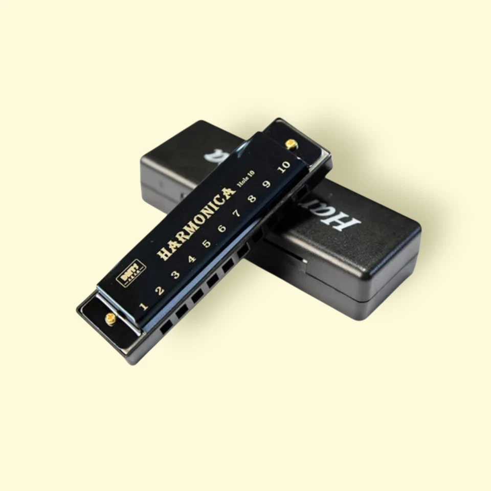 East top Harmonica Diatonic Blues Harmonica Key of C 10 Holes Harp Mouth Organ - Image 3 of 4