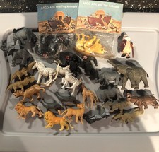 Vintage Arco Noah's Ark Noah and Animal Toy Figures Lot 27 