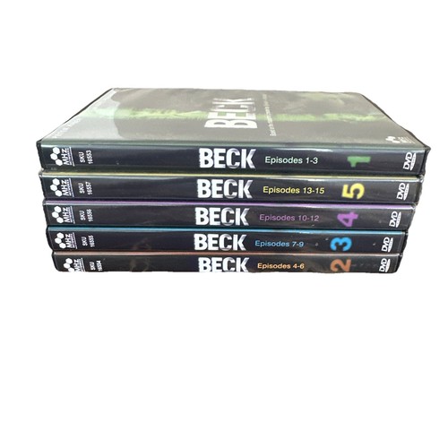 BECK 5 DVD lot Swedish Mystery Series Episodes 1-15 4&5 Sealed Haber Persbrandt - Picture 2 of 5
