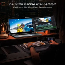 14 Foot Laptop Screen Expansion Transportable External Observe 1080P Full 720P