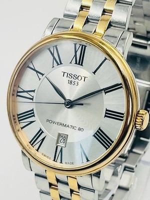 Tissot Powermatic 80 Automatik 40mm Bicolor Saphirglas Top