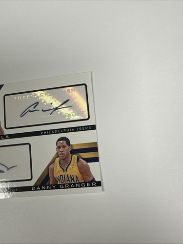 2008-09 Topps Signature Auto Dual #TSDIG Andre Iguodala Danny Granger Auto /49 - Picture 3 of 6