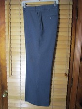 Levi's Action Slacks Classic Straight Flat Men's 36x31 Gray Canvas Dress Pants
