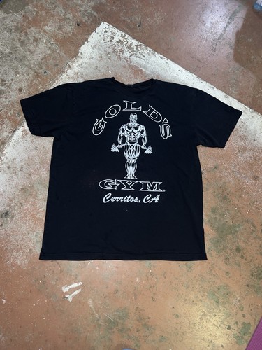 VTG Gold’s Gym Shirt Size Medium Made In USA Cerritos California Vintage