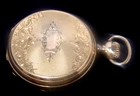 Antique/1875 C. & A. PEQUIGNOT 18K Gold HUNTER CASE+1907 ELGIN Watch 41.94 grams
