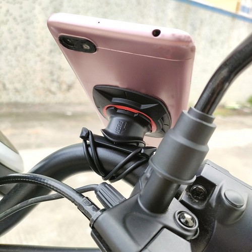 Adjustable Bicycle Handlebar Stand Bike MTB Phone Holder Security Lock Support - Photo 12 sur 16