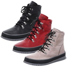 Gemini stivaletto donna pelle stivaletto con lacci sportivo suola profilata 035007-02