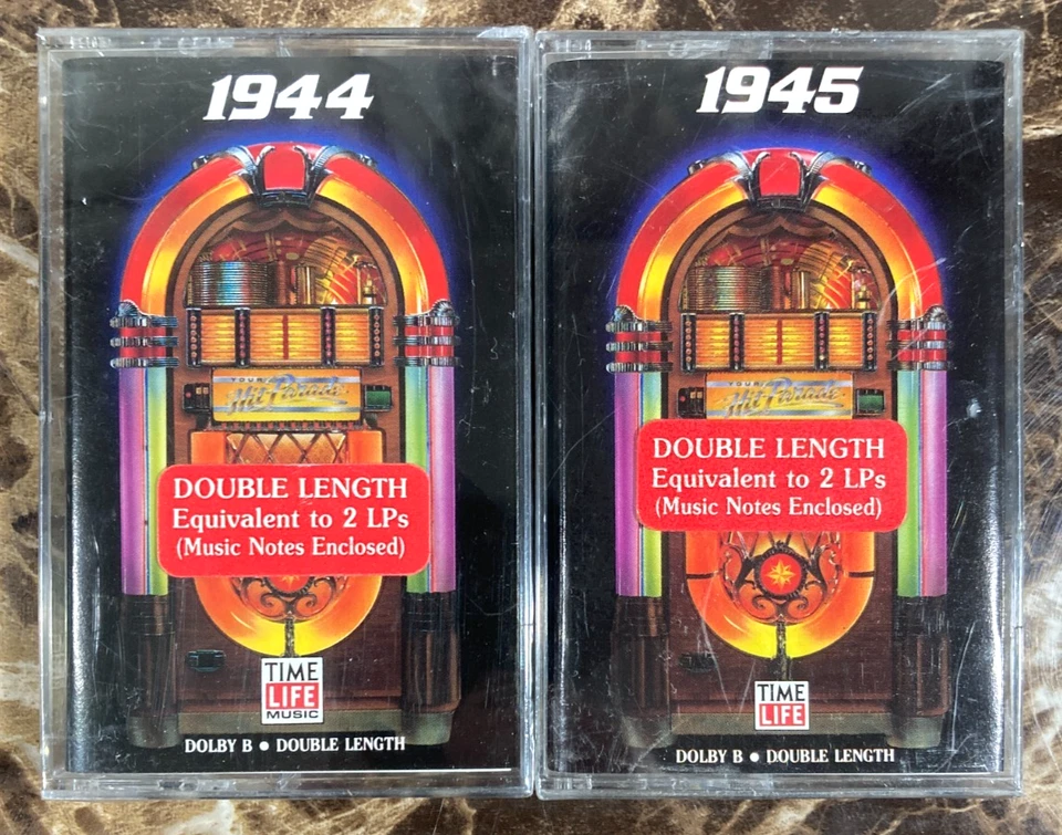 Lot of 6 Time Life Your Hit Parade Cassette Tapes SEALED 40s 50s Jazz Pop Swing Foto 2 de 4