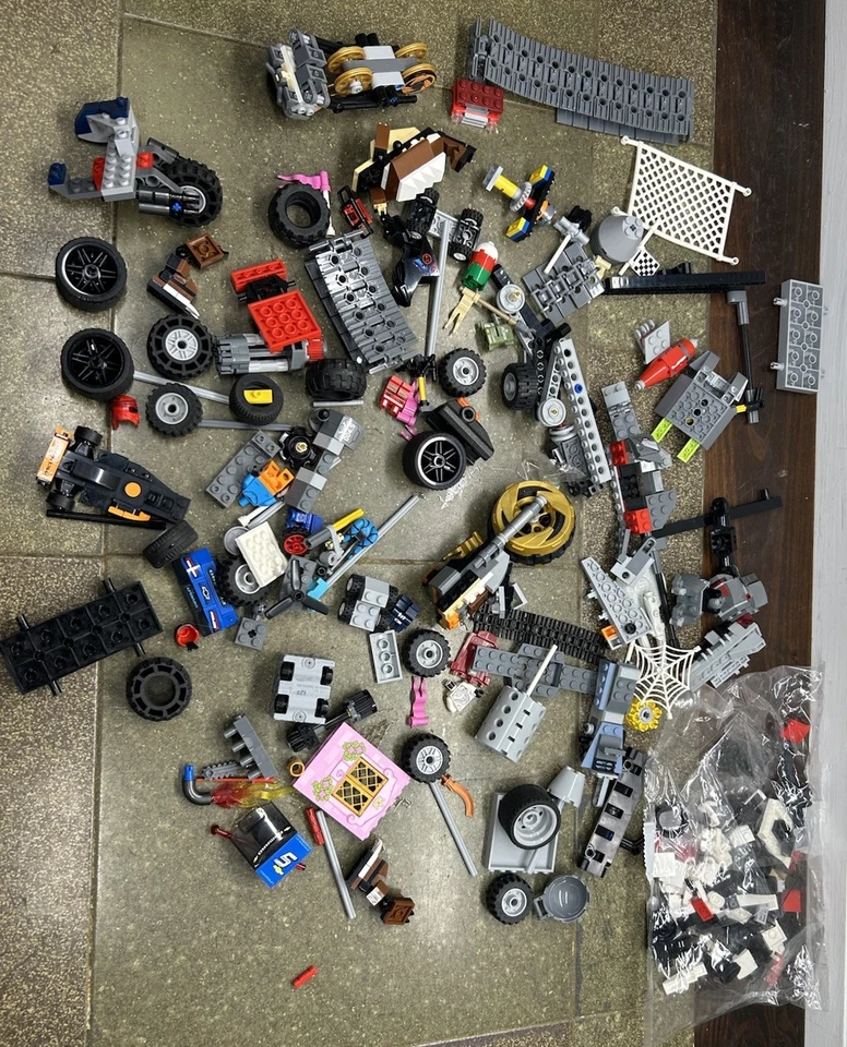 LEGO Lote Mixto 10+Lbs Minifiguras Coches Manuales Star Wars Marvel Minecraft City Foto 3 de 4