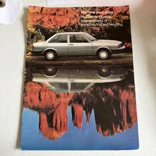 1979 1980 Audi 4000 BIG SIZE Vintage Car Sales Brochure Catalog