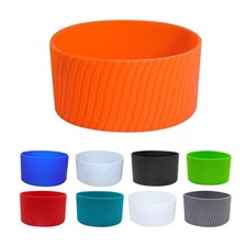 Silicone Cup Sleeve Reusable Coffee Sleeve For Hot Drink Heat-Resistant 