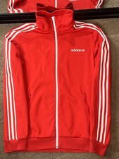 MEN'S SIZE LARGE RED/WHITE ADIDAS SWEATER BRAND NEW