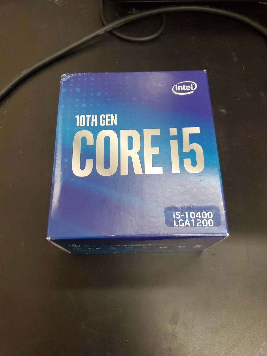 CPU Intel Core i5-10400F 10th Gen CPU Intel Core i5-10400F 2.9 GHz LGA 1200 Desktop Processor