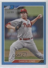 2020 Bowman Heritage Chrome Prospects Blue Refractor 73/99 Damon Jones da9