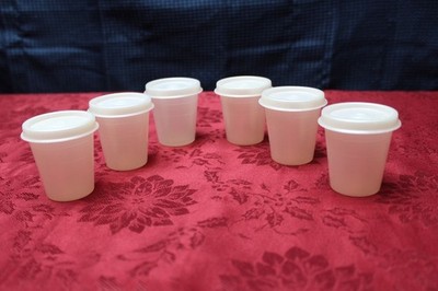 Tupperware Tupper  Minis Set of 6 Rose Gold color