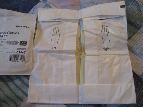 McKESSON Surgical Glove Confiderm® LT Size 6.5 Sterile Latex Standard Cuf Length - Picture 7 of 8