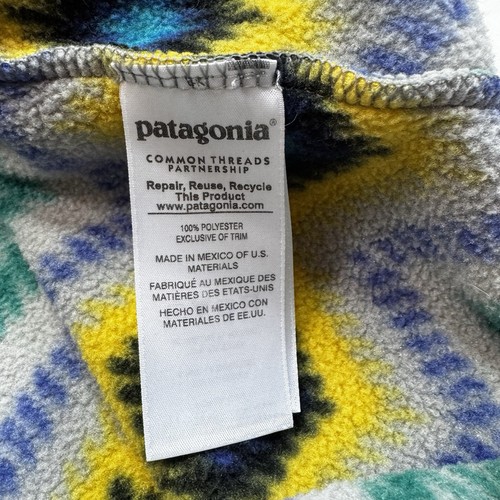 Patagonia Synchilla Snap-T Fleece Pullover Women’s Small Timber Twist Aztec - Picture 9 of 12