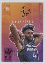 2019-20 Panini Court Kings Fresh Paint Ruby 87/99 Jaylen Nowell #FP-JNO Auto 5yi