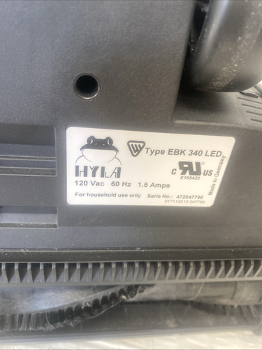 HYLA EST Bidone Aspirazione Ricambio Elettrougello EBK 340 LED Non Testato - Foto 3 di 11