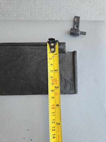 Cast Iron letter box and rear flap in vintage hammered black finish - Picture 8 of 13