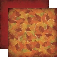 Colors of Autumn, DS scrapbook paper - Reminisce AUH004