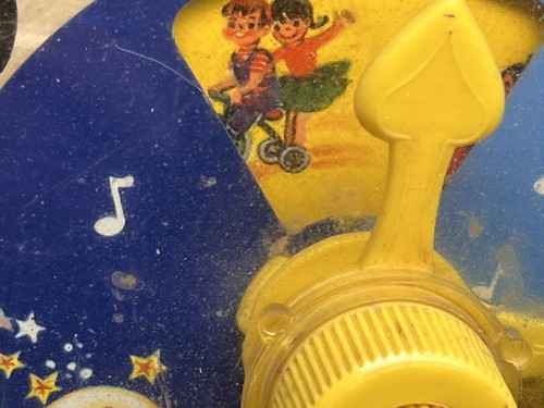 Vintage 1960's Fisher Price Music Box Teaching Clock (1968) Fully Working - Picture 14 of 16