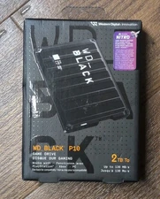 Western Digital BLACK P10 2TB External USB 3.2 Portable Hard Drive