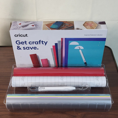 NEW IN BOX! Cricut Essential Materials Bundle! Opened For PICS