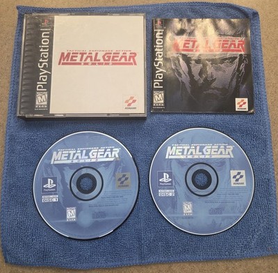 Metal Gear Solid (Sony PlayStation 1 PS1, 1999) Black Label CIB Complete