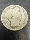 Rarer Date 1899-o Barber half No Reserve!