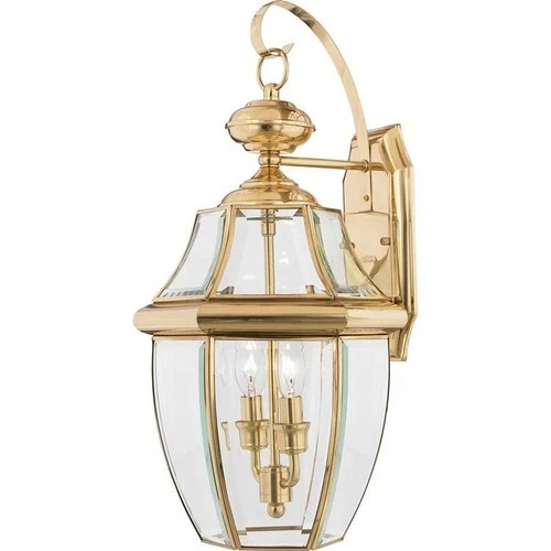 Newbury - 2 Light Large Wall Lantern - 20 Inches high-Medici Bronze Finish - Picture 6 of 9