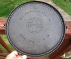 Really Nice Griswold Cast Iron #12 Bailed Griddle with Large Block Logo P/N 617
