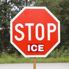 Stop ICE Red Stop Sign Sticker Anti-Trump Immigration Deportation Immigrant