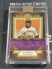 2025 Topps Five Star Baseball Royalty Autograph Barry Bonds 08/25 Giants Encased