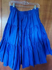 Vtg Partners Please Malco Modes large Blue Square Dance Petticoat/skirt