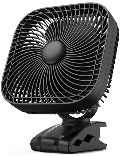 20000mAh Rechargeable Portable Clip on Fan, Last 78 hrs, 4 Speeds Camping Fan...