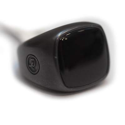 DAVID YURMAN New Men's 19mm Streamline Ring in Black Onyx & Black Titanium 9