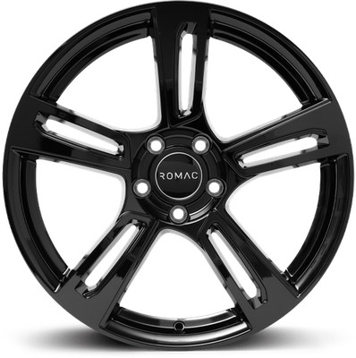 ROMAC EDGE 18x8 ET35 5x100 GLOSS BLACK (Last 690kg) RMEDG I8494GB - 4er SET