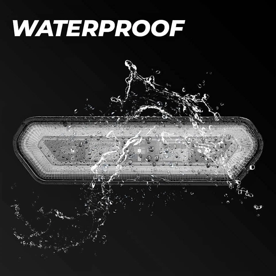 UTV Rear LED Light Bar for Polaris RZR 900 1000 Can-Am Maverick X3 brake Lamp - Image 4 of 4