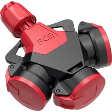 PC Electric 253832-sr 3 Way Rubber Connector with Voltage Indicator 250