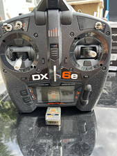 Spektrum DX6e 6-Channel 2.4G DSMX Transmitter + AR620 2.4 latest model receiver 