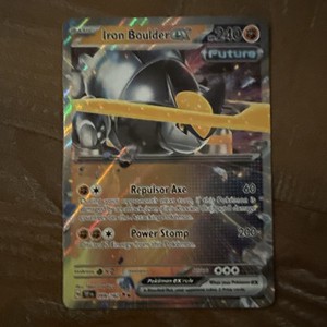 Iron Boulder ex SV05: Temporal Forces Pokémon #099/162 Double Rare NM+